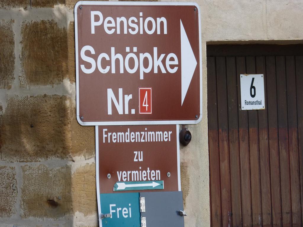 Pension Schoepke Bad Staffelstein Exterior foto